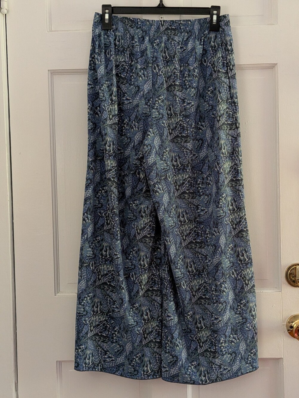 Sunkissed Wide Leg Pant In Iris Butterfly Print - Picture 3 of 5